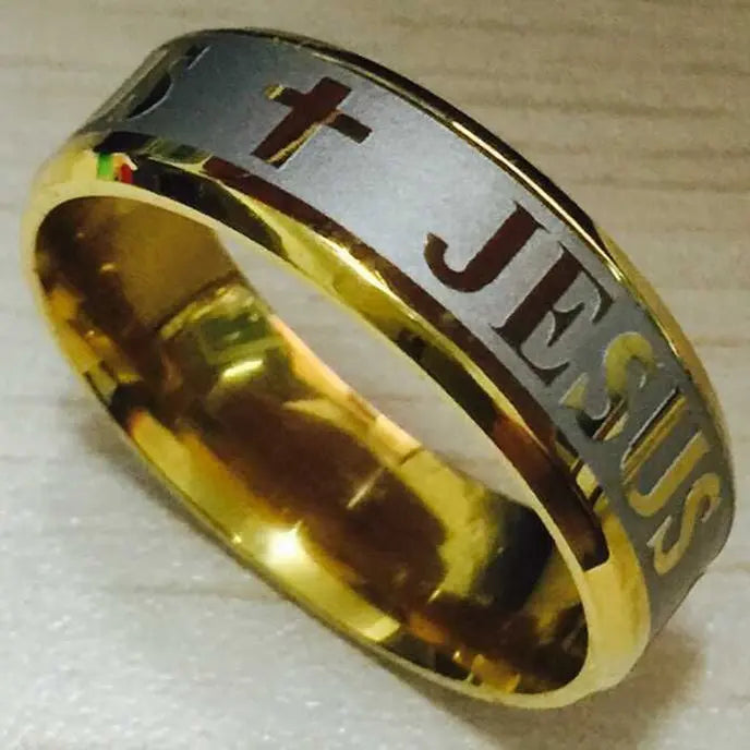 Bible Scripture Titanium Ring