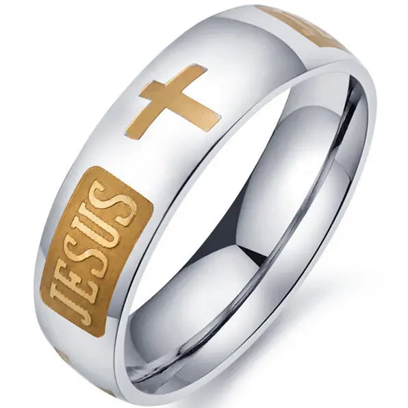 Bible Scripture Titanium Ring