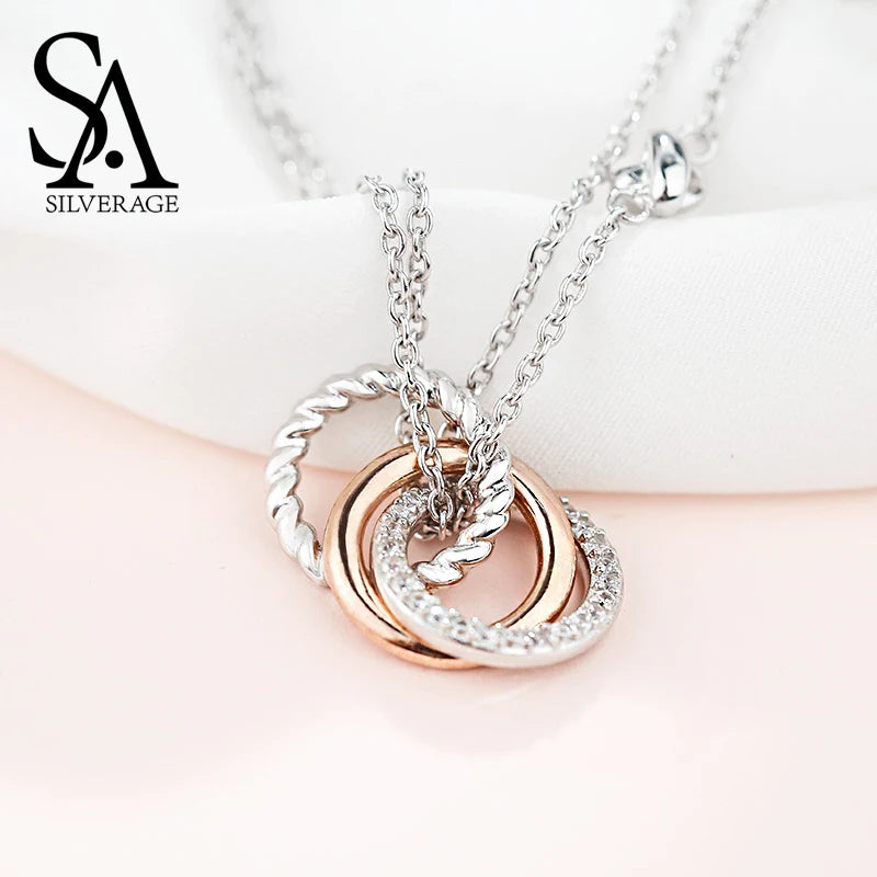 925 Sterling Silver Long Necklace