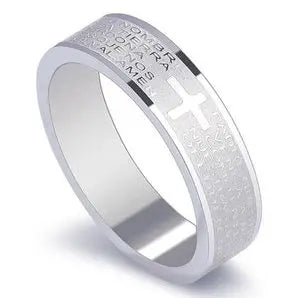 Bible Scripture Titanium Ring