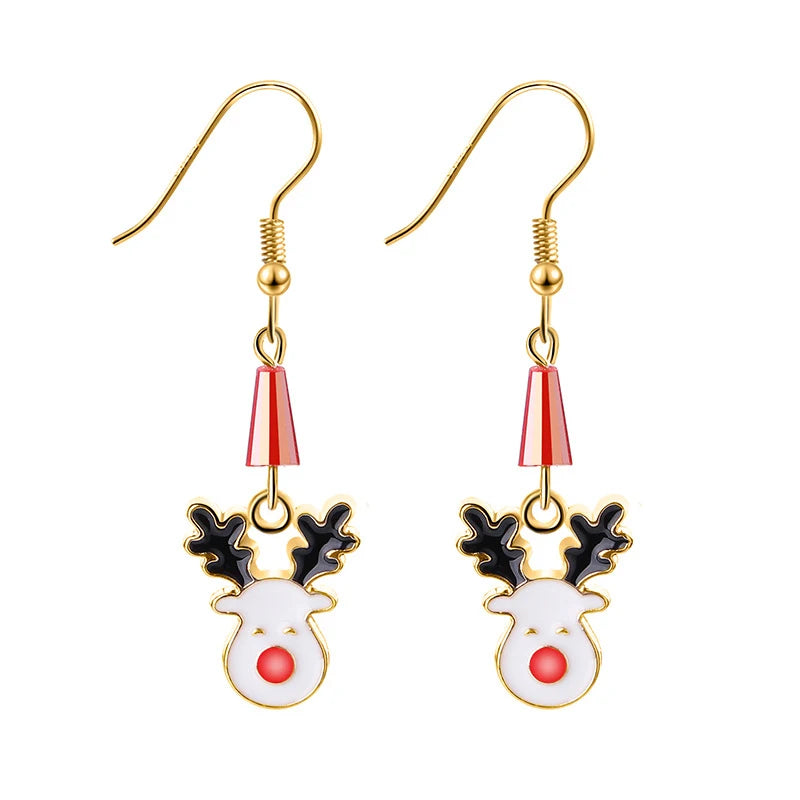 Trendy Statement Christmas Earrings