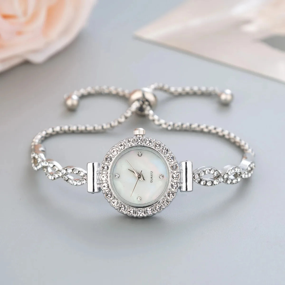 Simple Women's Feather Bracelet Watch