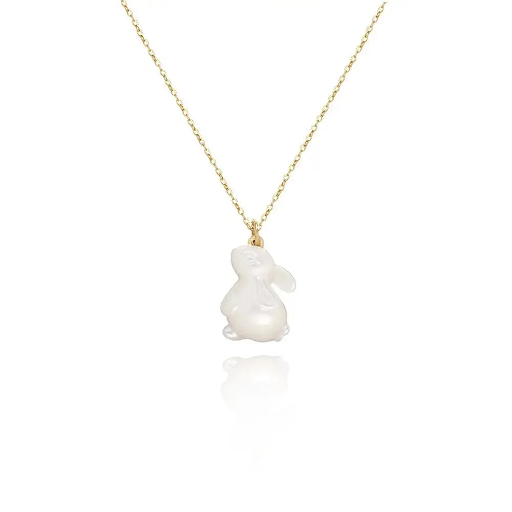 White Rabbit Gold Plated Necklace