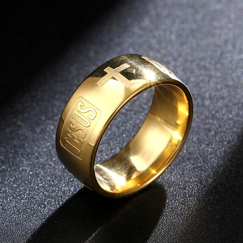 Bible Scripture Titanium Ring