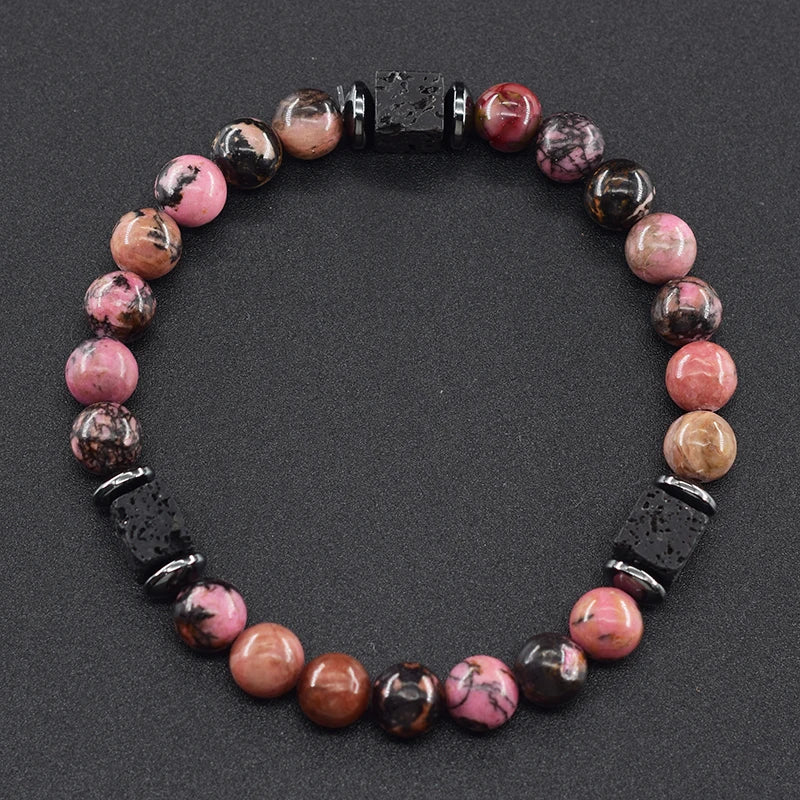 Black Lava Healing Stone Bracelet