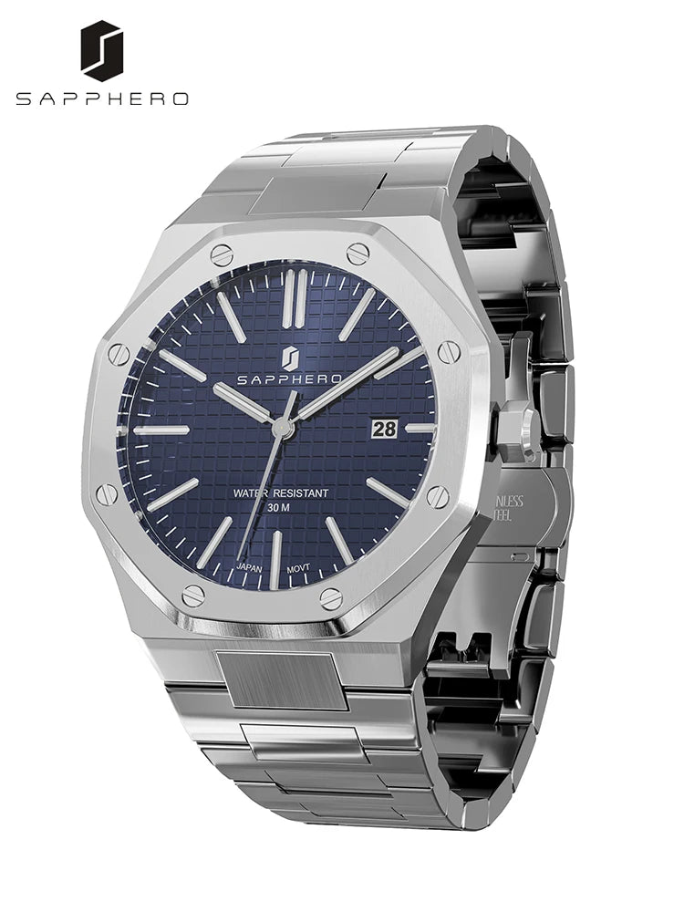 Men's Luxury Business Stainless Steel Watch