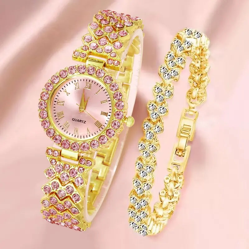 Luxury Women's Butterfly Dial Watch