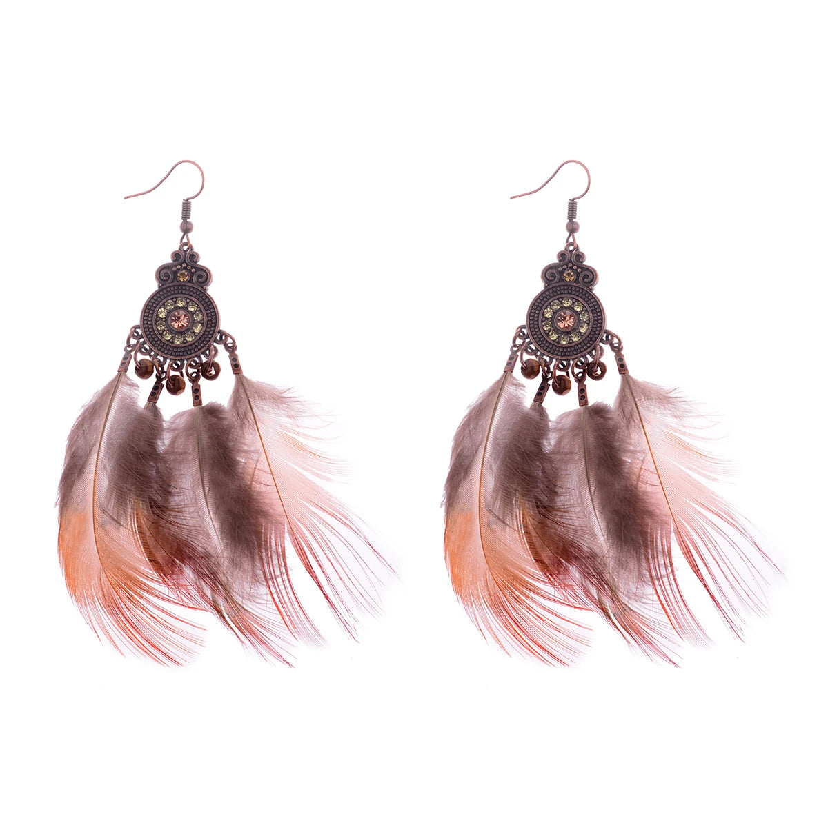 Antique Vintage Bohemian Ethnic Tassel Earrings