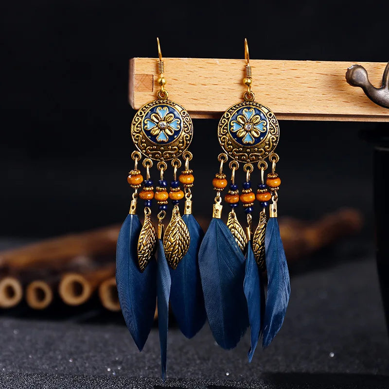 Vintage Bohemian Long Earrings