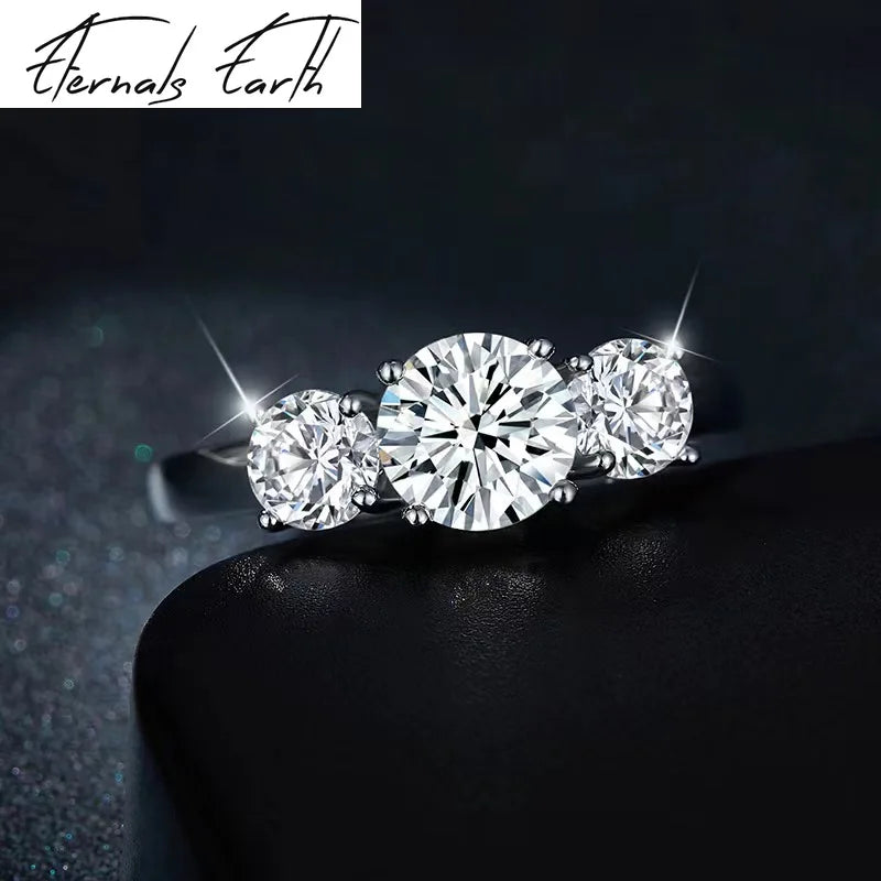 Fashion AAA Rhinestone Sterling Silver Ring