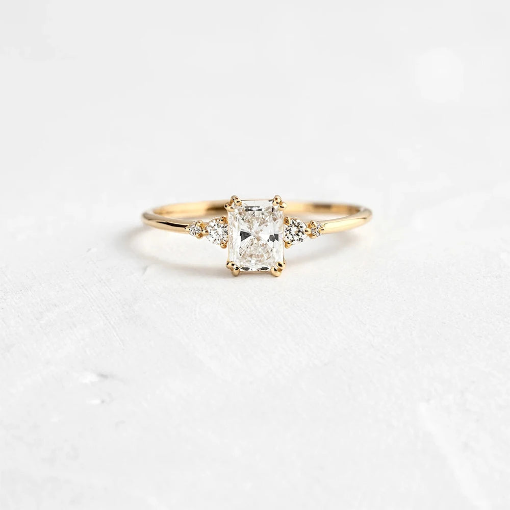 Thin Bohemia Zircon Ring