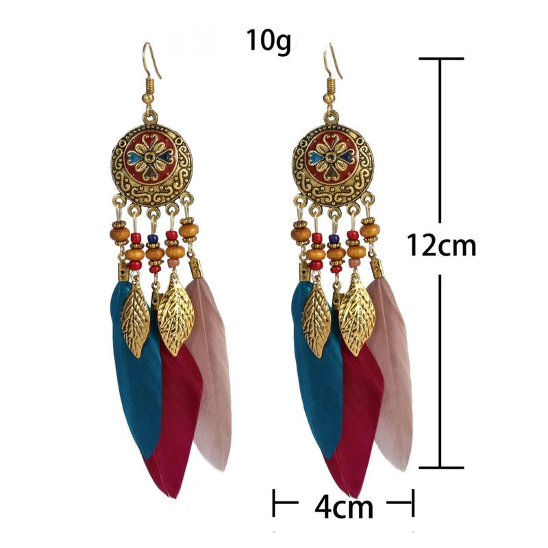 Vintage Bohemian Long Earrings