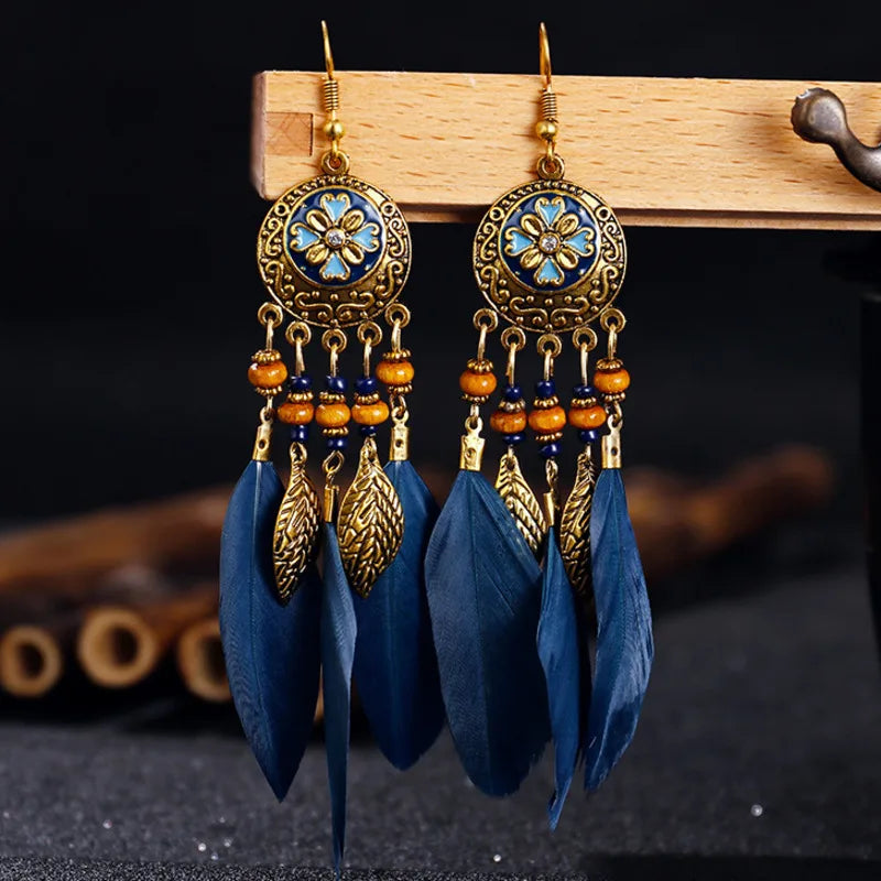 Vintage Bohemian Long Earrings