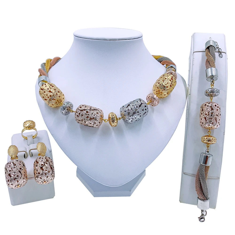 African Beads Jewelry Set