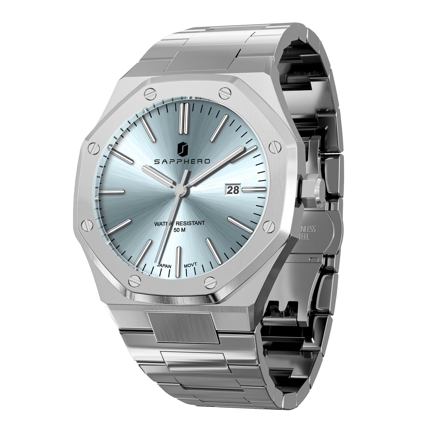 Men's Luxury Business Stainless Steel Watch