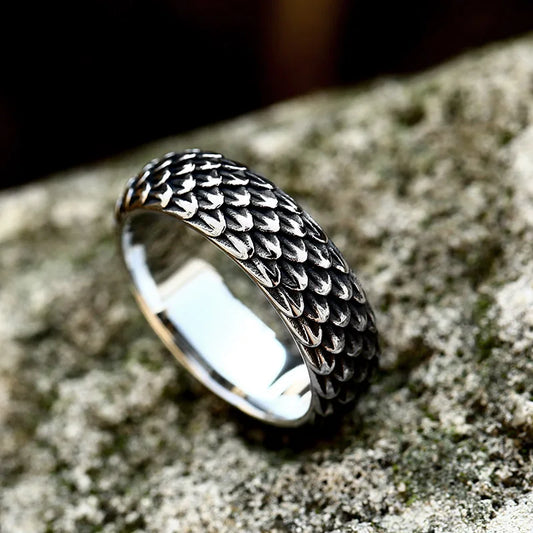 Black Dragon 316L Stainless Steel Ring