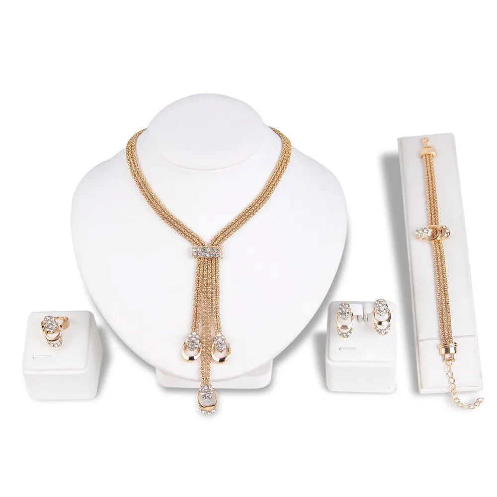 4 Pcs/Set Luxury Classic Jewelry Set