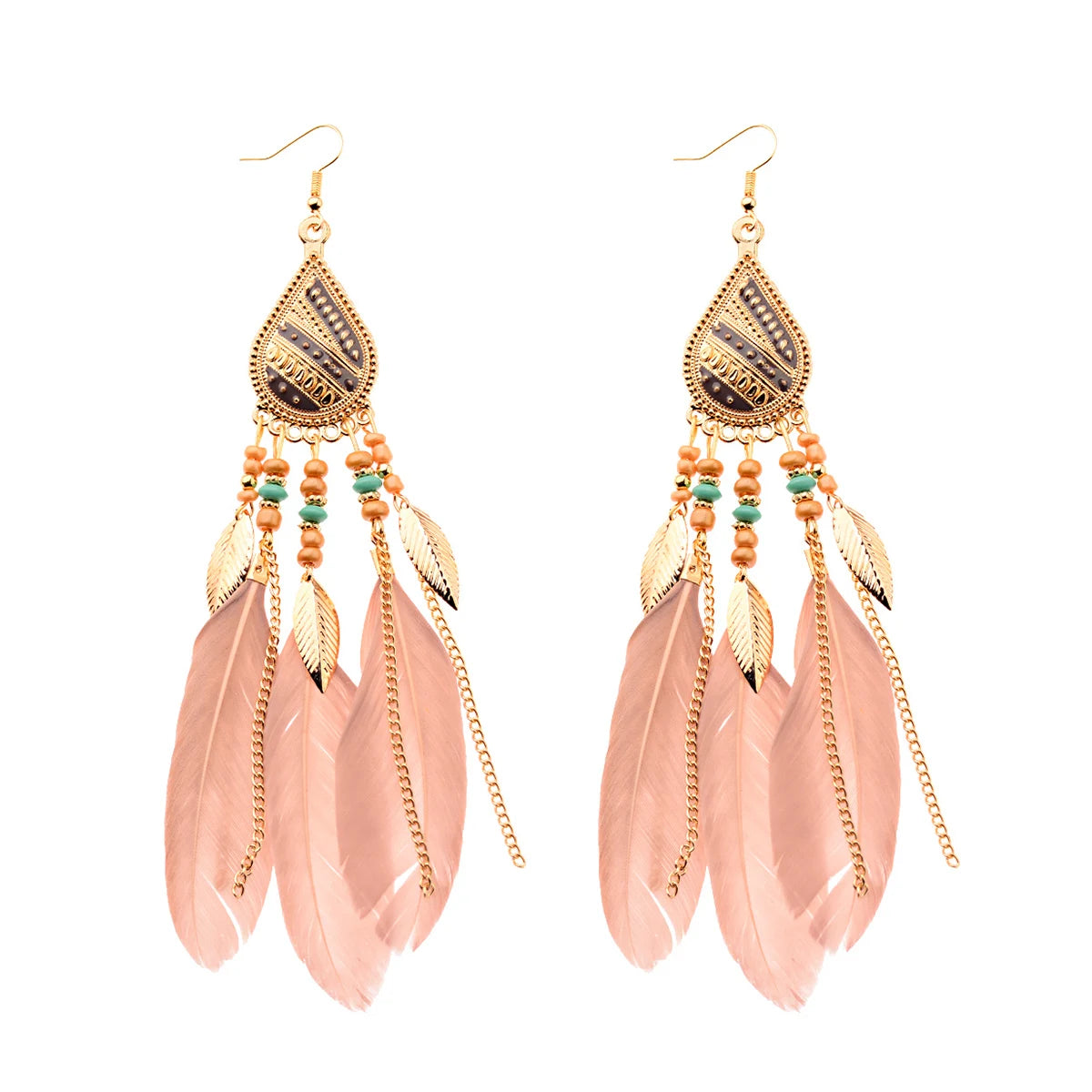 Antique Vintage Bohemian Ethnic Tassel Earrings