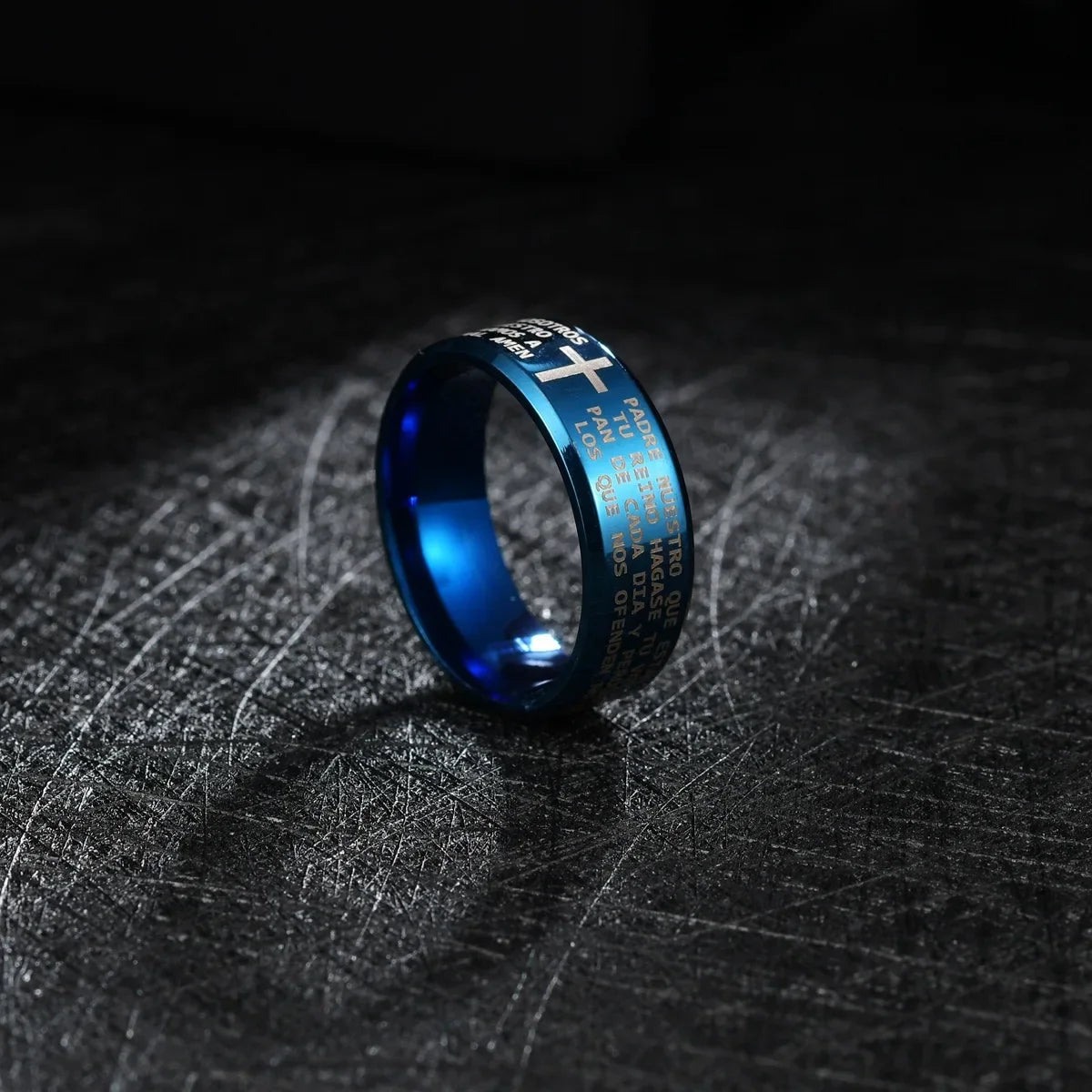 Bible Scripture Titanium Ring