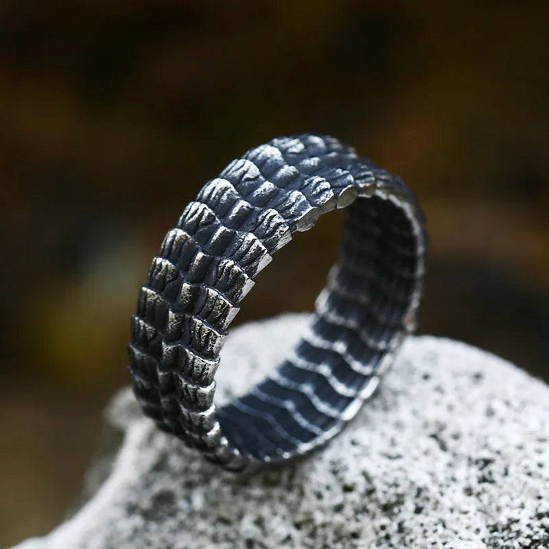 Black Dragon 316L Stainless Steel Ring