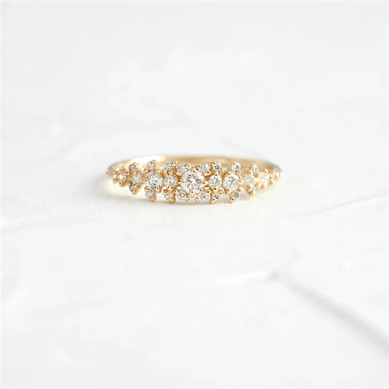 Thin Bohemia Zircon Ring