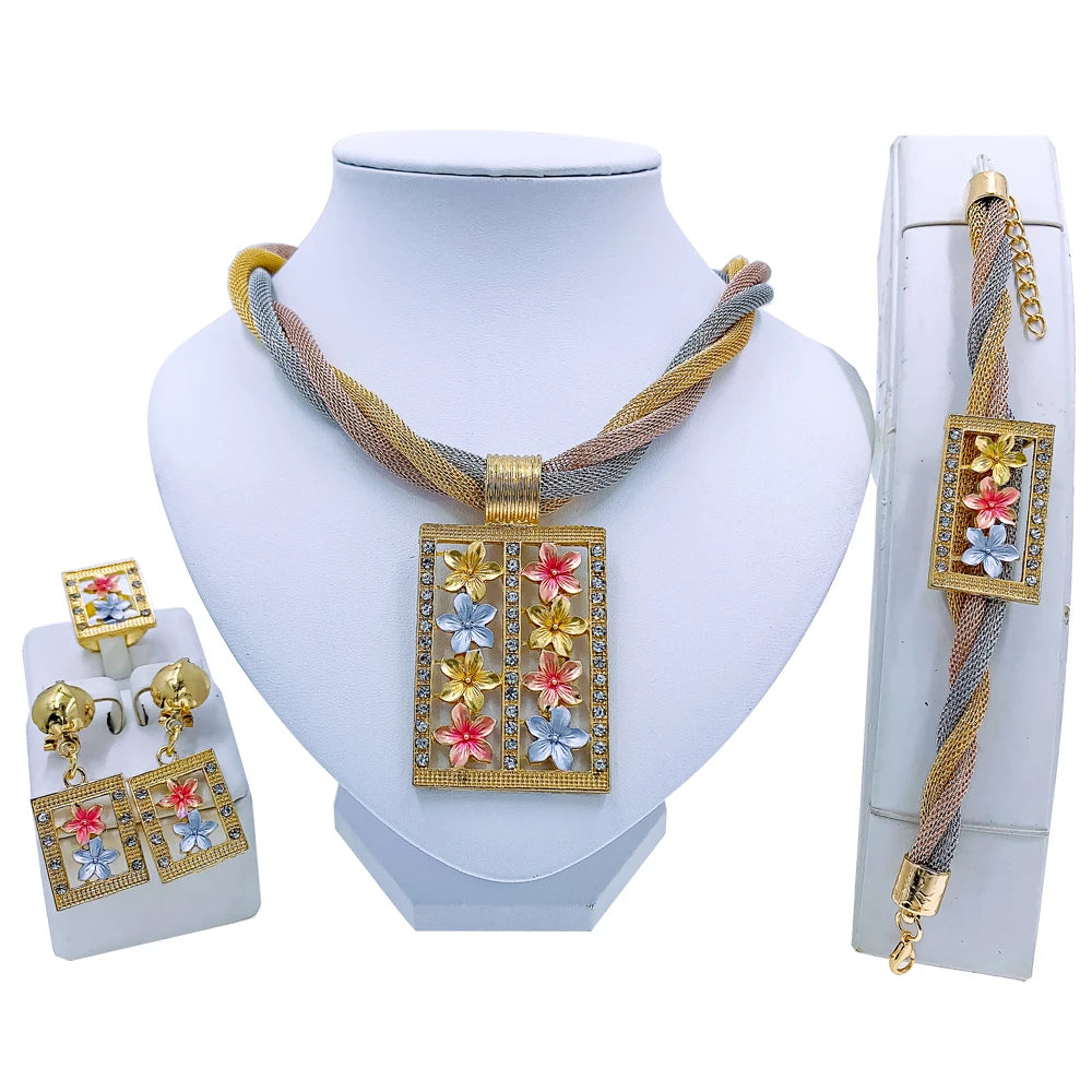 African Beads Jewelry Set