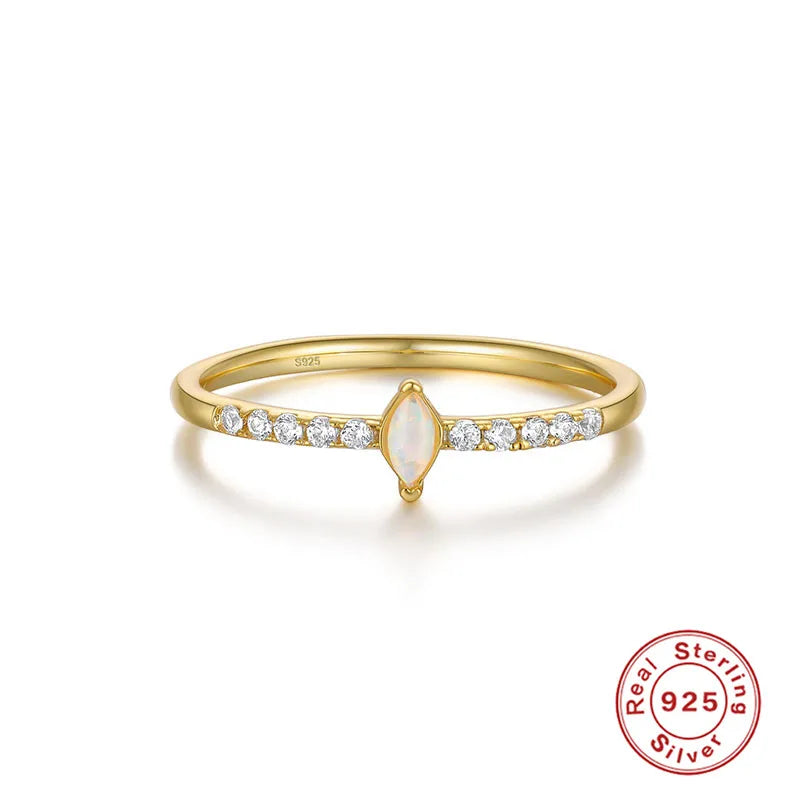 18K Gold Plated 925 Sterling Silver Ring