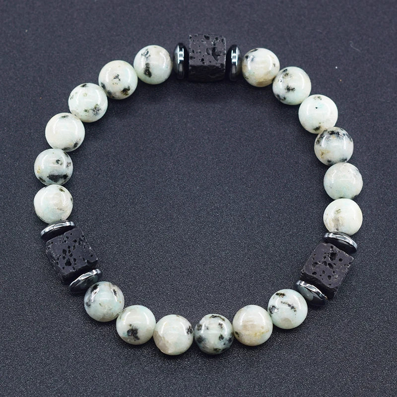 Black Lava Healing Stone Bracelet