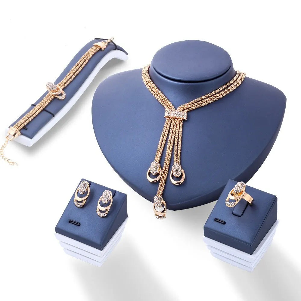 4 Pcs/Set Luxury Classic Jewelry Set