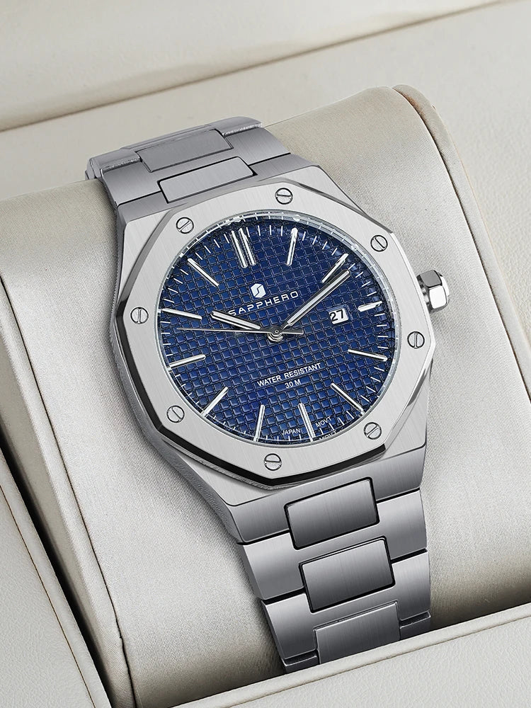 Men's Luxury Business Stainless Steel Watch