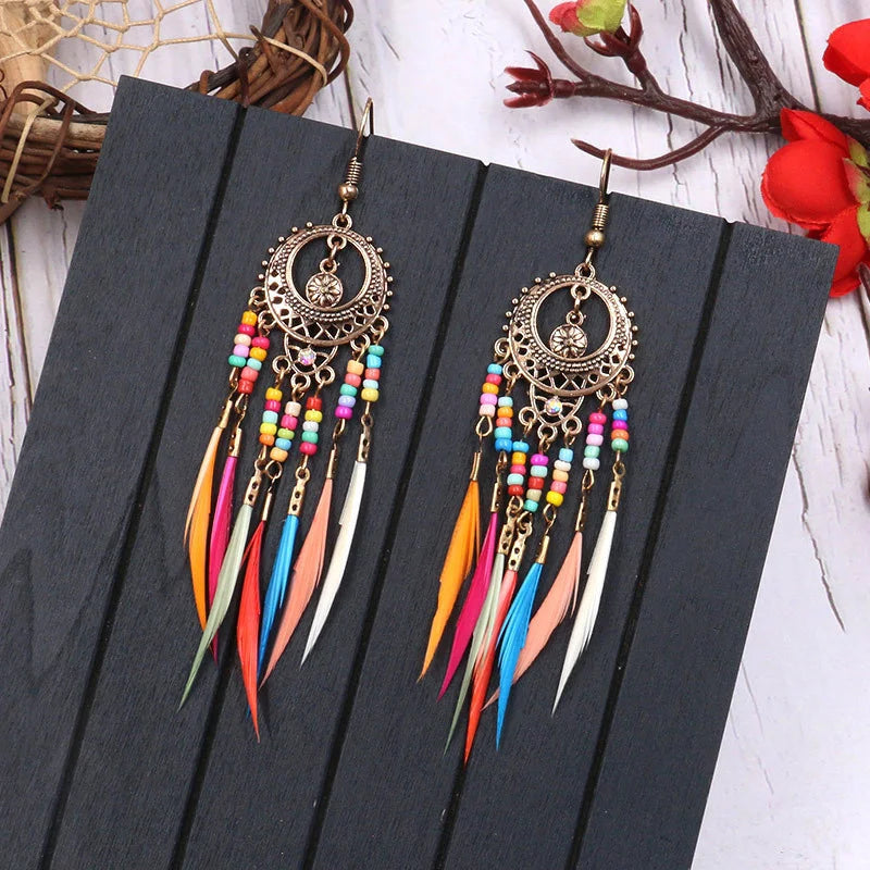 Vintage Bohemian Long Earrings