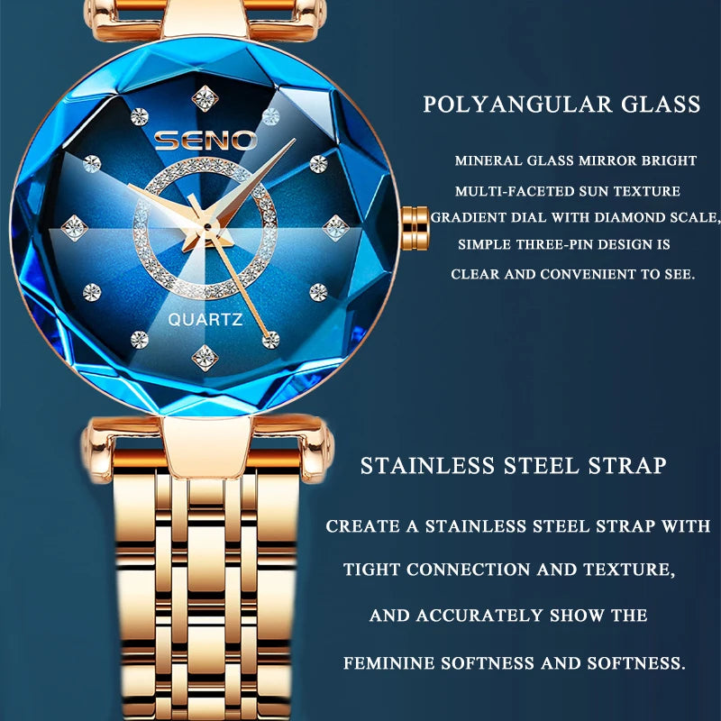 Fashion Crystal  Quartz Watch