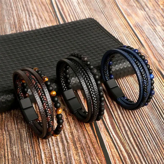 Classic High Quality Leather Bracelet